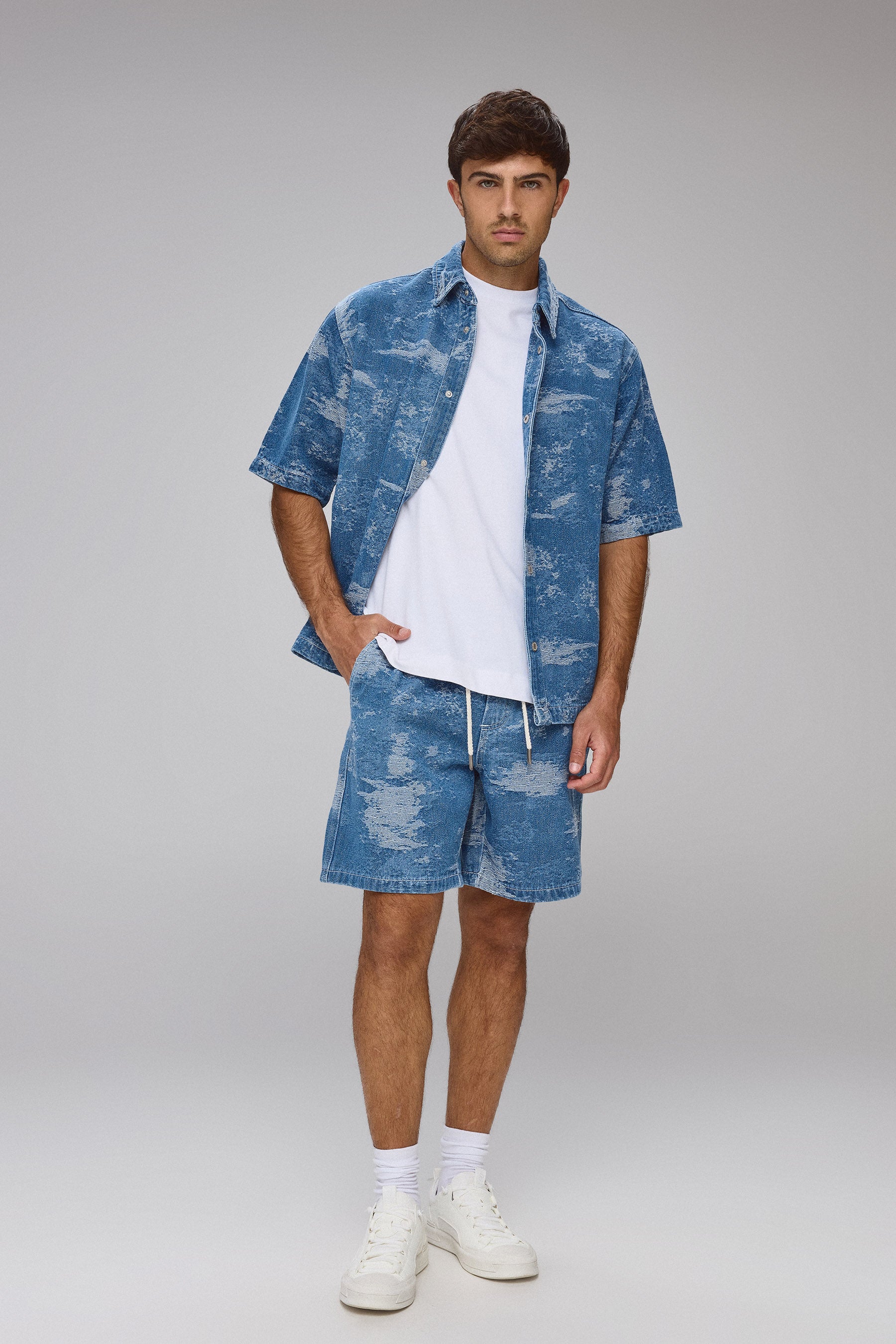 חולצת ג'ינס  קומופלאז' סט